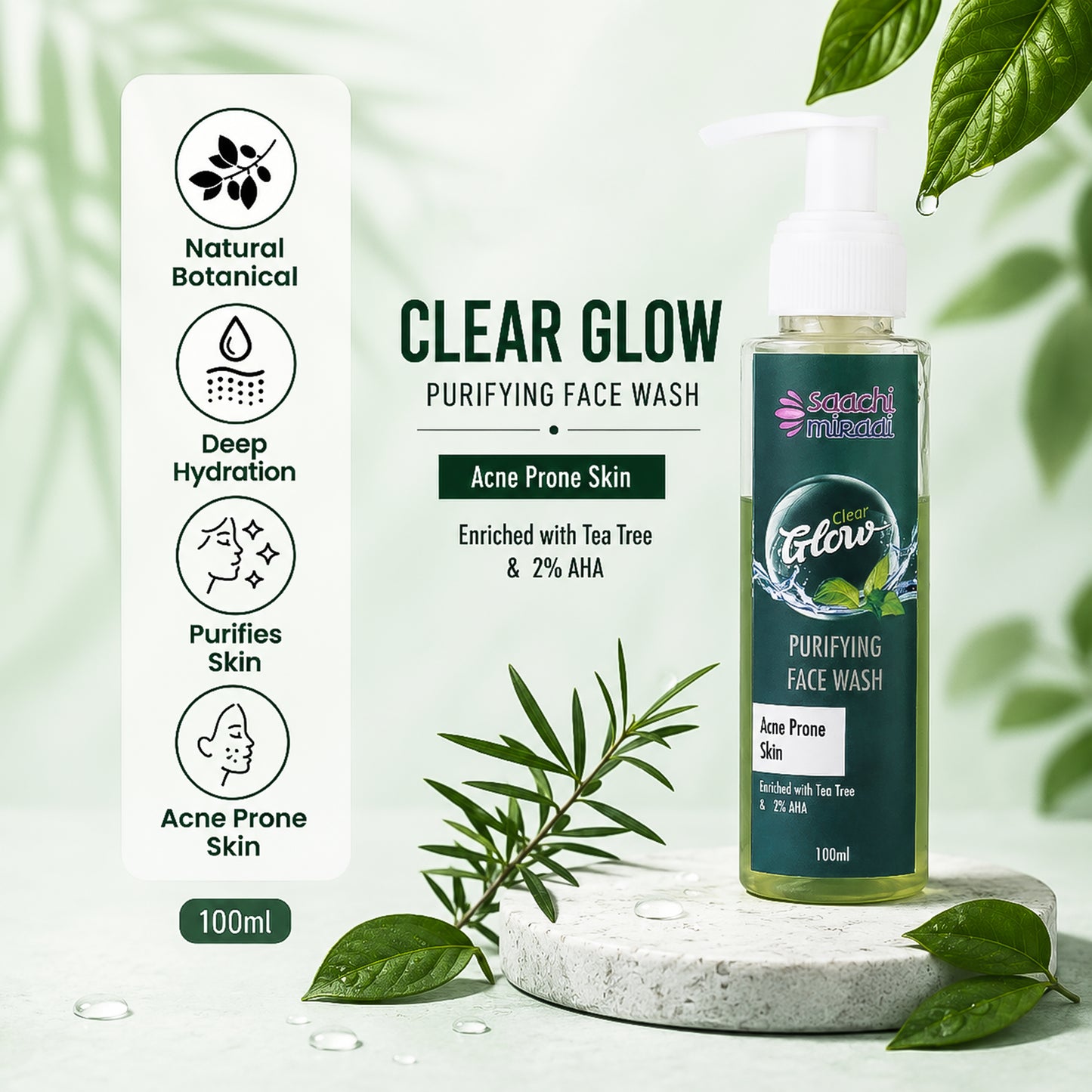 Clear Glow Purifying Face Wash
